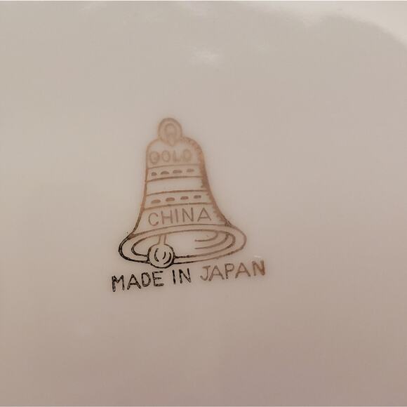 Gold China made in Japan Moss Rose 2 dessert plates 1 Yakama China saucer - Picture 6 of 10